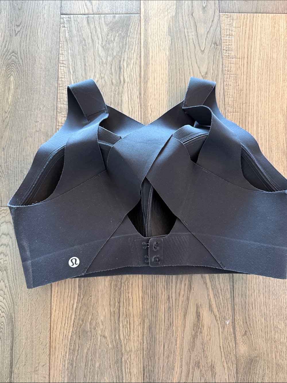 lululemon athletica Black Crisscross Back Sports Bra
